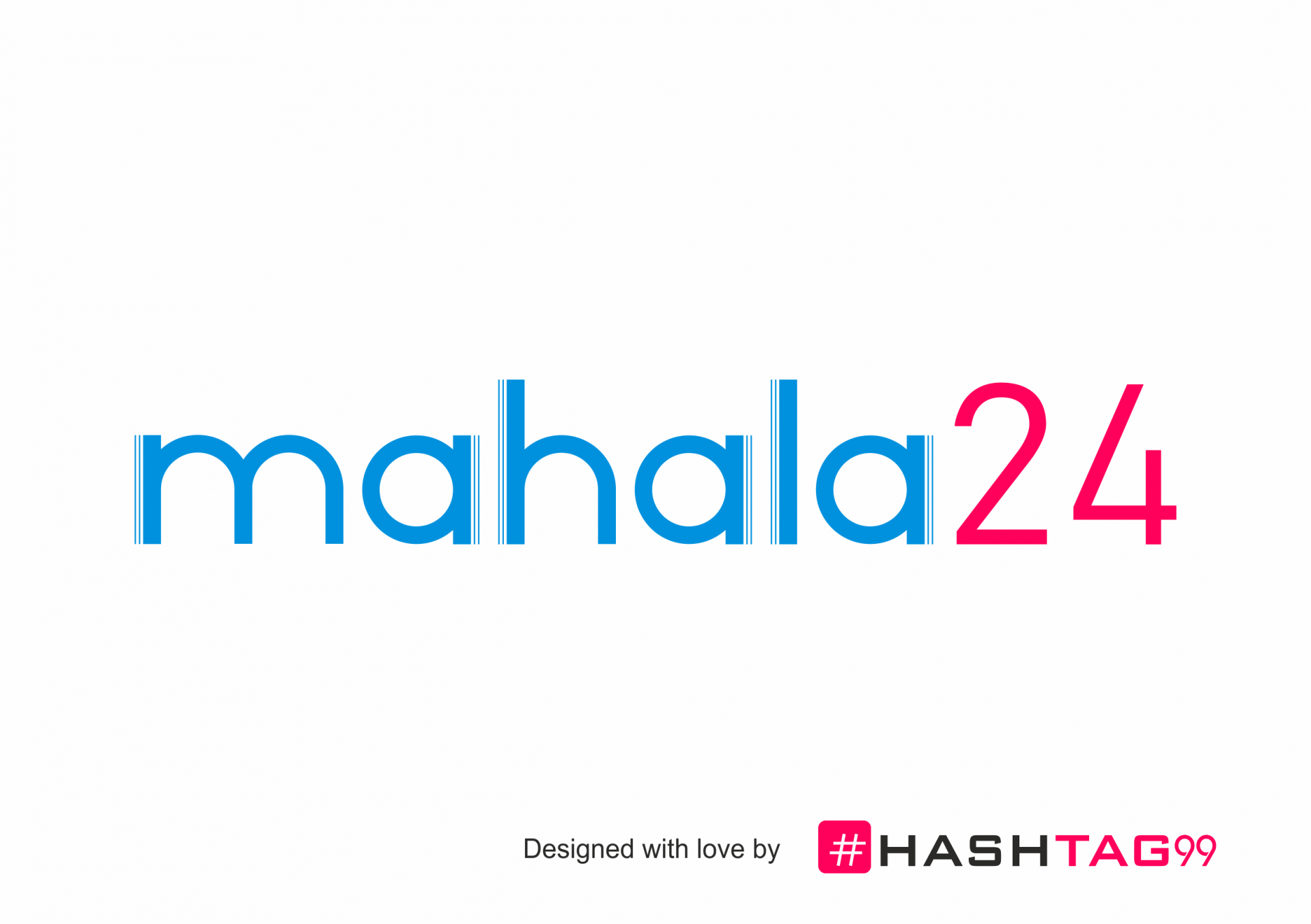 Mahala24 logo design